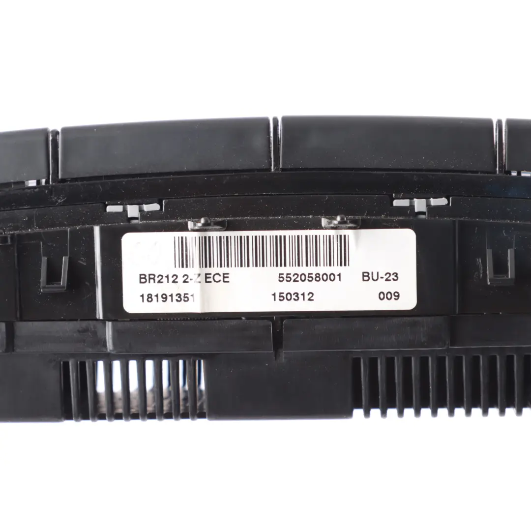Mercedes W212 Panneau Climatisation Automatique Chauffage Control - SKU A2129002814-1 - Numéro de pièce A2129002814