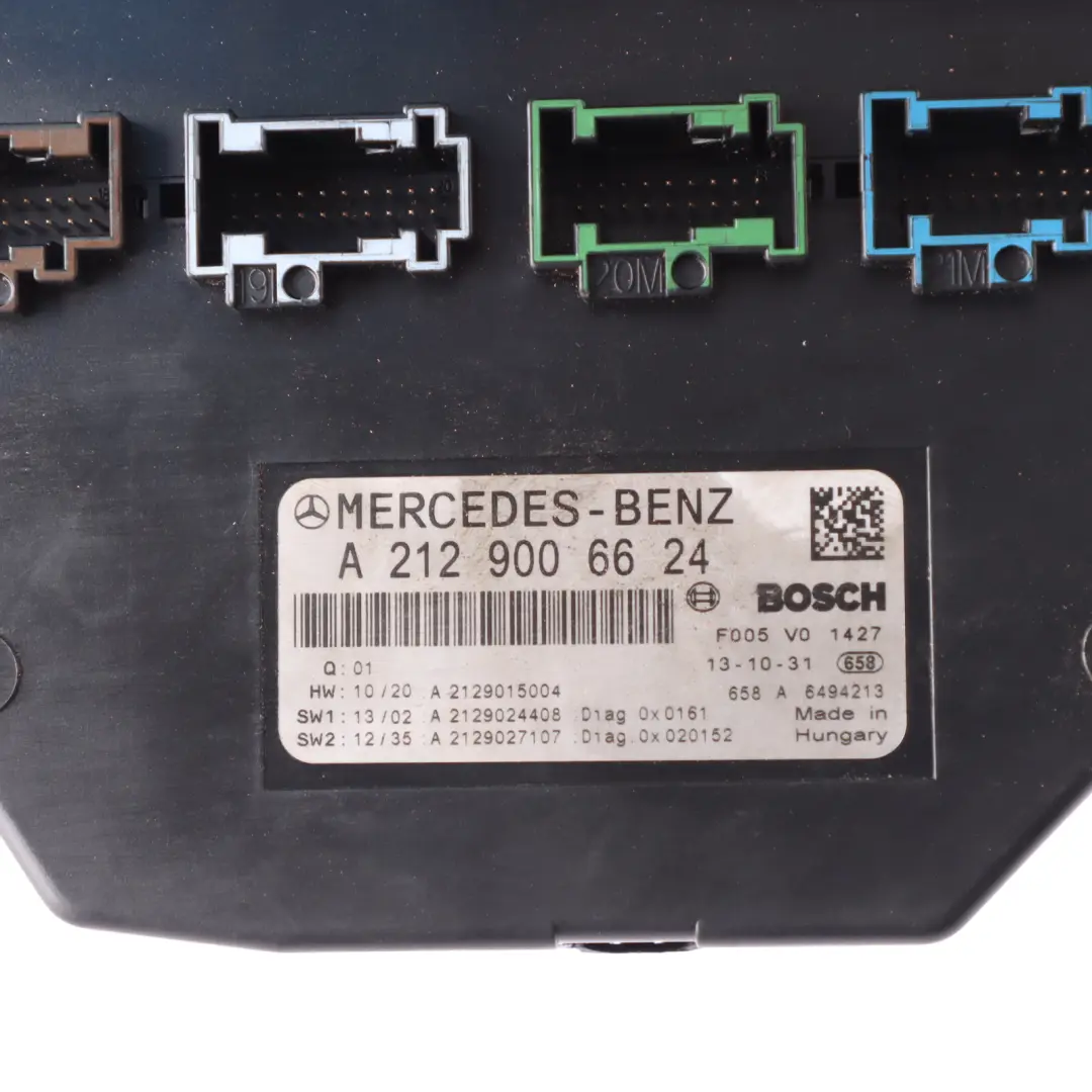 Mercedes W204 Front Relay Fuse Box Control Unit Module SAM - SKU A2129006624-1 - Part number A2129006624