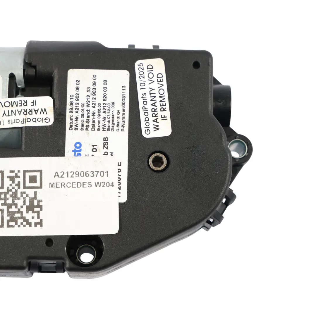Mercedes W204 W212 Unité De Commande Moteur Toit Ouvrant Panoramique - SKU A2129063701 - Numéro de pièce A2129063701