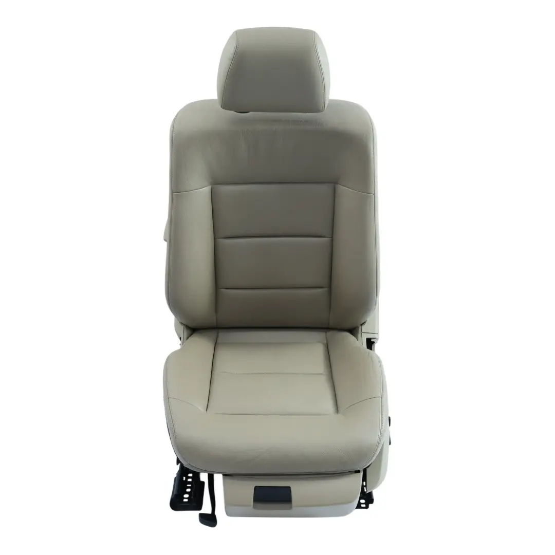 Mercedes W212 Fotel Przedni Grzany Elektryczny Skóra Szara Lewy - SKU A2129100347-4 - Numer Części A2129100347
