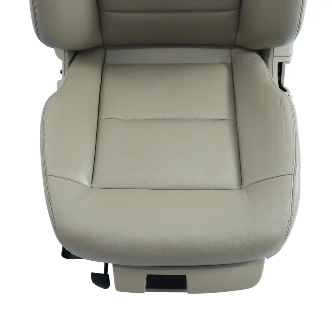 Mercedes W212 Front Seat Heated Electric Leather Grey Left N/S - SKU A2129100347-4 - Part number A2129100347