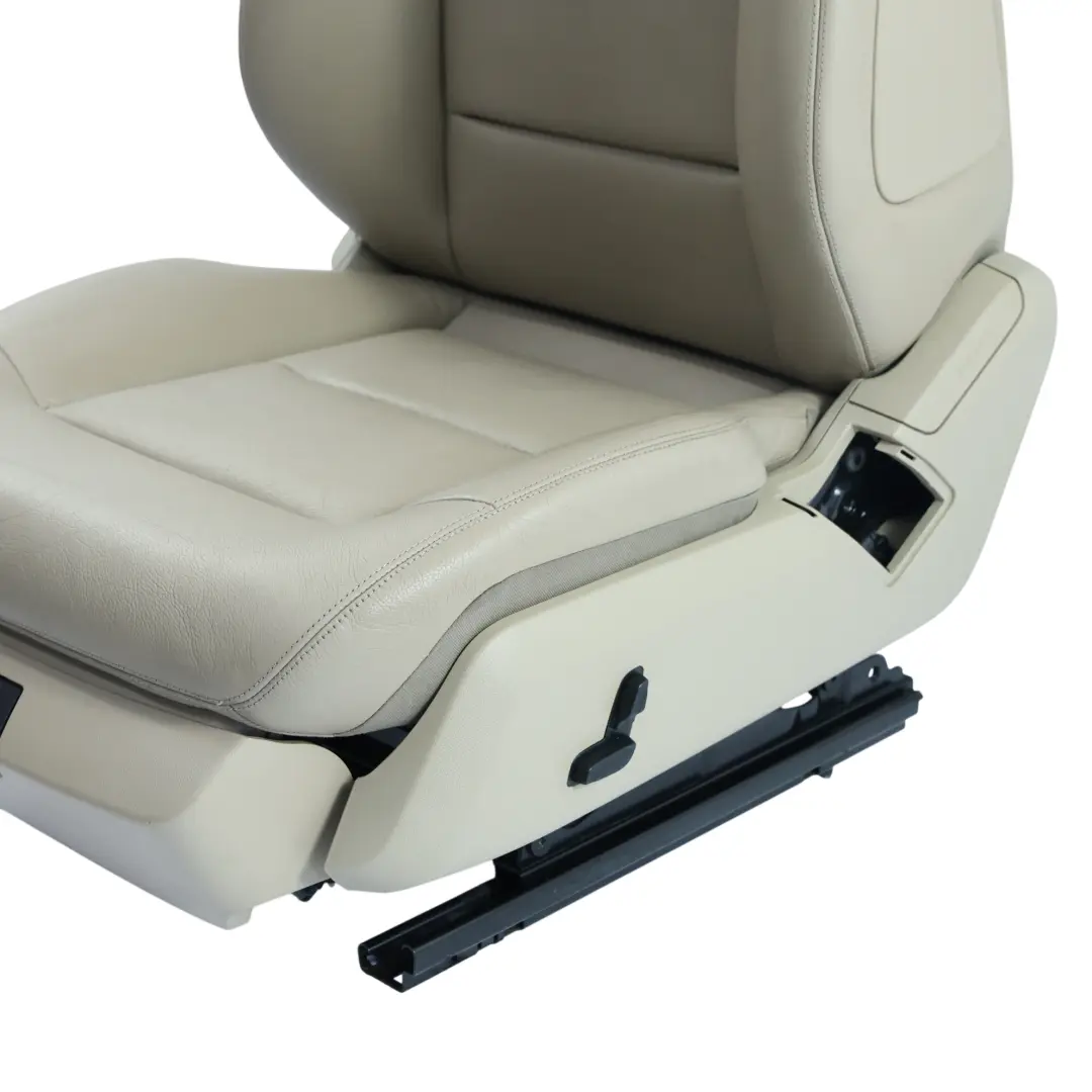 Mercedes W212 Sedile Anteriore Riscaldato Elettrico Pelle Beige Sinistro - SKU A2129100347-4 - Numero di parte A2129100347