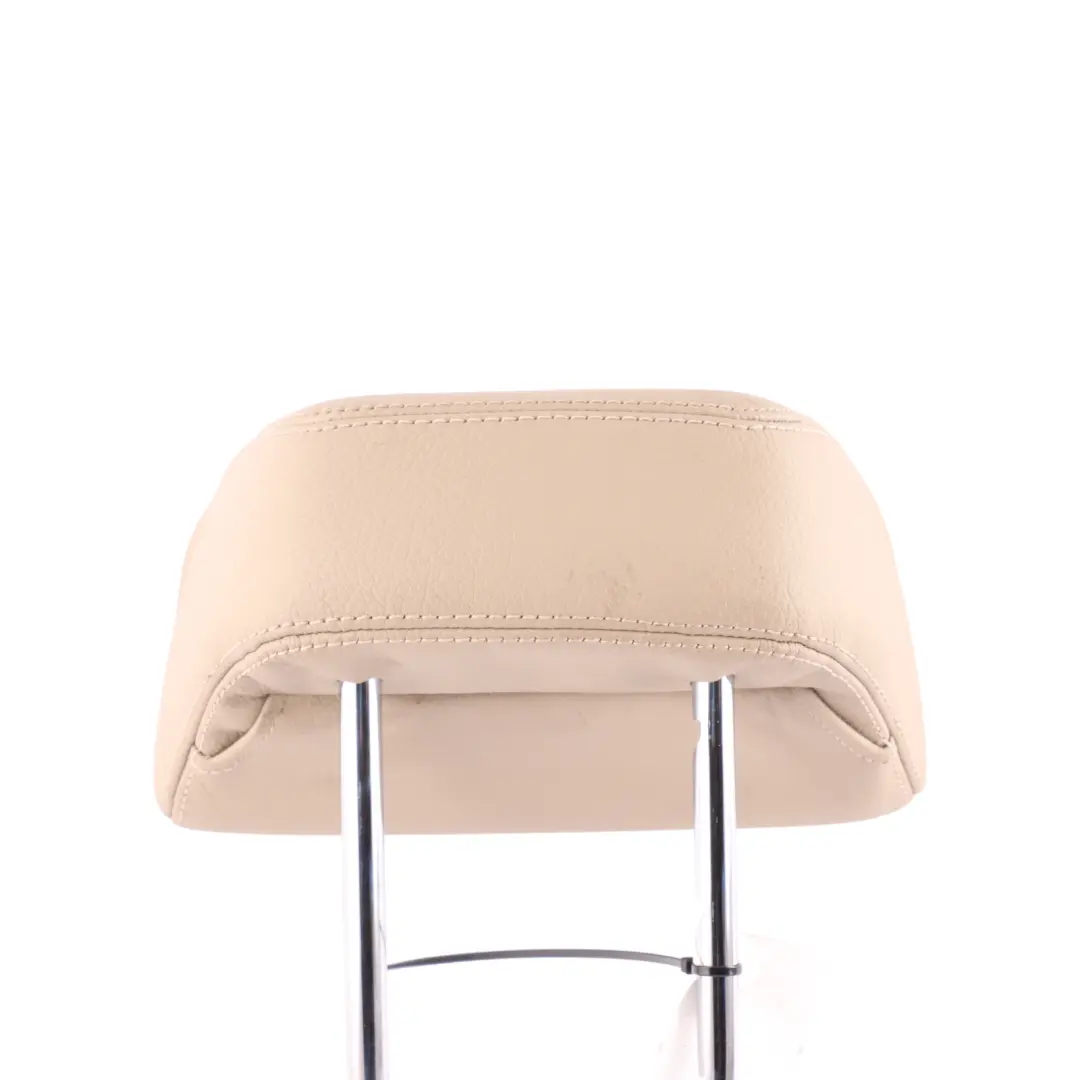 Headrest Middle Central Head Rest Beige Leather to Mercedes S212 Estate Rear Seat with Part number A2129702050 Mercedes S212 Estate Rear Seat Headrest Middle Central Head Rest Beige Leather - SKU A2129702050 - Part number A2129702050