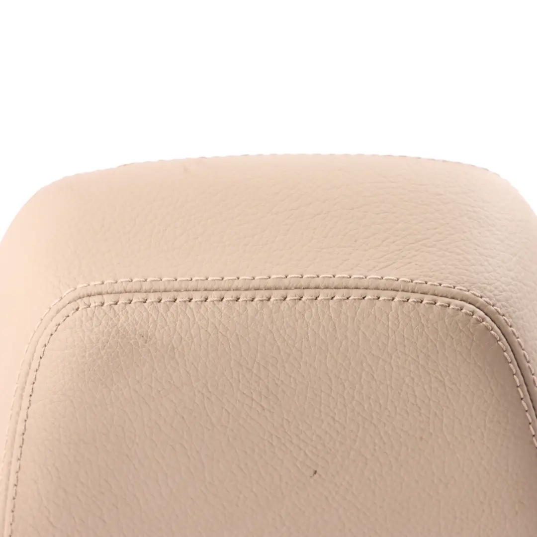 Mercedes S212 Estate Rear Seat Headrest Middle Central Head Rest Beige Leather - SKU A2129702050 - Part number A2129702050