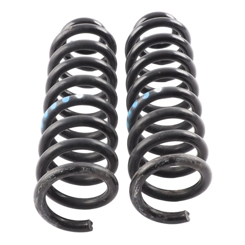 Mercedes W213 C238 Rear Coil Spring Set 4x Blue Left Right N/O/S - SKU A2133240504 - Part number A2133240504