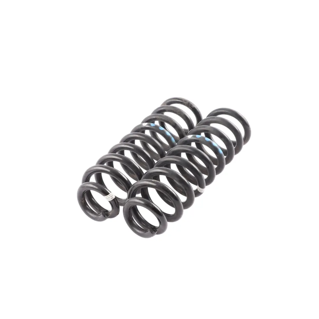 Coil Spring Set 4x Blue Left Right N/O/S to Mercedes W213 C238 Rear with Part number A2133240504 Mercedes W213 C238 Rear Coil Spring Set 4x Blue Left Right N/O/S - SKU A2133240504 - Part number A2133240504