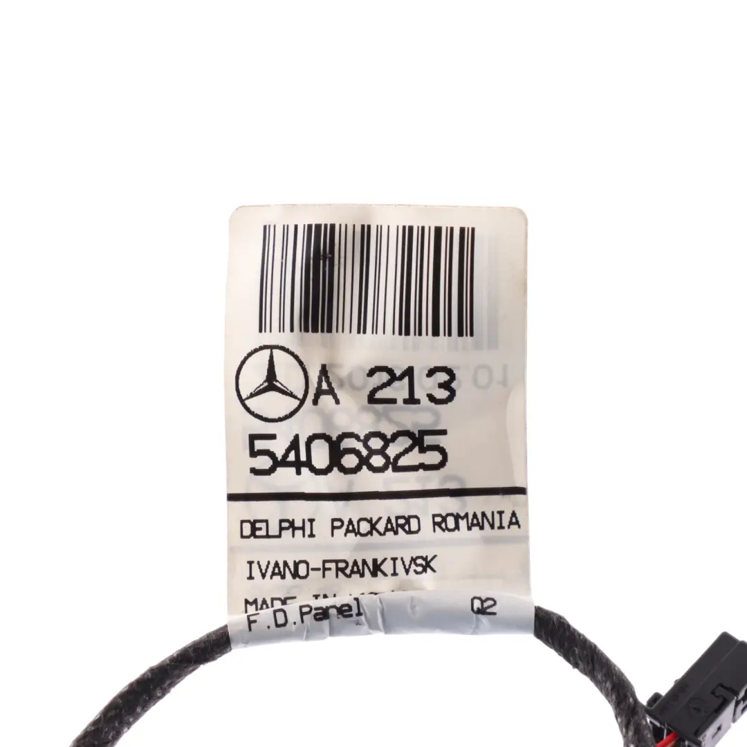 Front Door Wiring Harness Ambiente Passenger Side to Mercedes W213 with Part number A2135406825 Mercedes W213 Front Door Wiring Harness Ambiente Passenger Side - SKU A2135406825 - Part number A2135406825