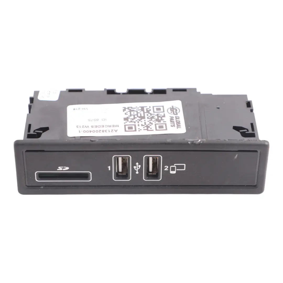 Mercedes C205 W213 USB SD Card Module Multimedia Reader Port Socket - SKU A2138200400-1 - Part number A2138200400