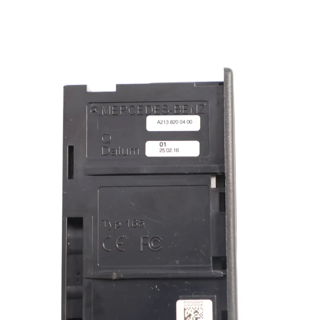 Mercedes C205 W213 USB SD Card Module Multimedia Reader Port Socket - SKU A2138200400-1 - Part number A2138200400