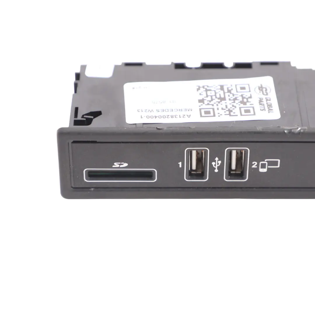 Mercedes C205 W213 USB SD Card Module Multimedia Reader Port Socket - SKU A2138200400-1 - Part number A2138200400