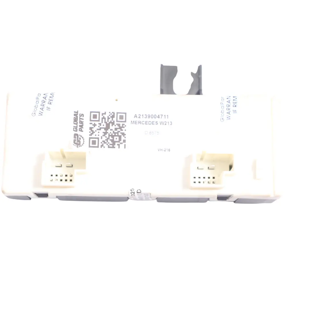 Bootlid Comfort Module Control Unit to Mercedes W213 W222 Tailgate with Part number A2139004711 Mercedes W213 W222 Tailgate Bootlid Comfort Module Control Unit - SKU A2139004711 - Part number A2139004711
