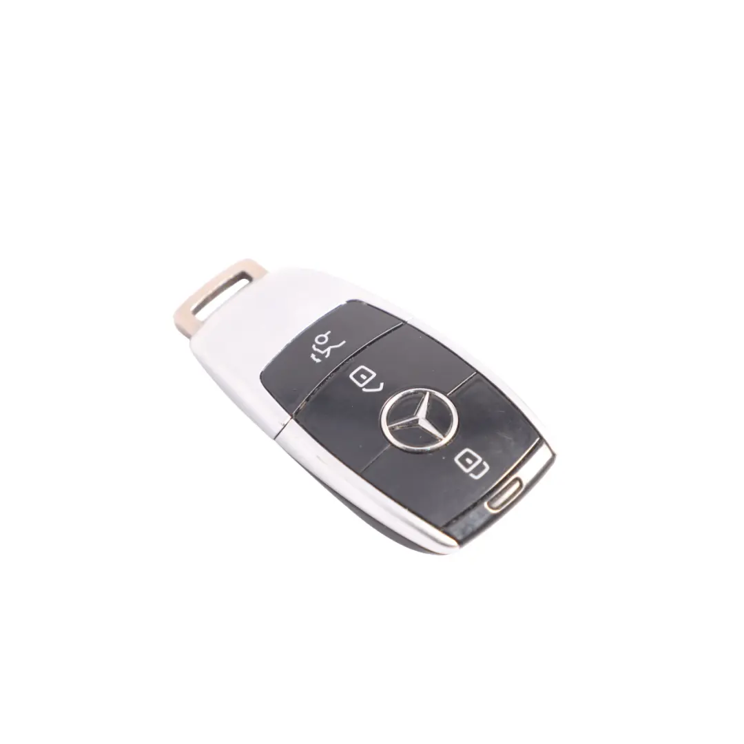 Radio Remote Alarm Key Fob Button to Mercedes W213 with Part number A2139052207 Mercedes W213 Radio Remote Alarm Key Fob Button - SKU A2139052207 - Part number A2139052207