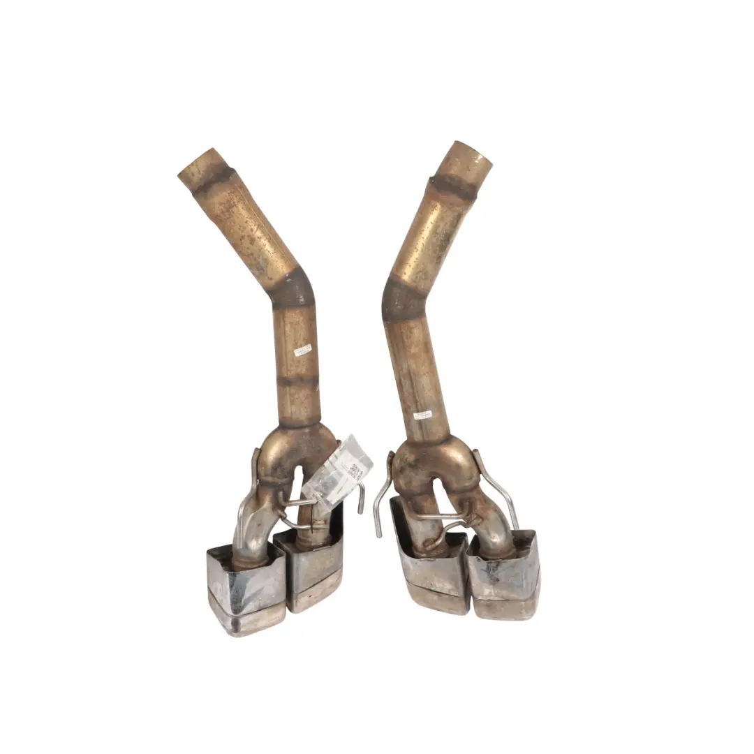 Mercedes C216 Exhaust Muffler Pipe Rear Left Right N/O/S AMG Exhaust Tips Set - SKU A2164903421-1 - Part number A2164903421