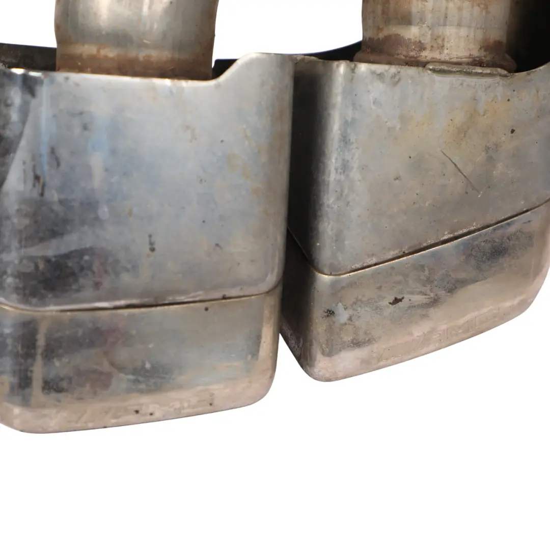 Exhaust Muffler Pipe Rear Left Right N/O/S AMG Exhaust Tips Set to Mercedes C216 with Part number A2164903421 Mercedes C216 Exhaust Muffler Pipe Rear Left Right N/O/S AMG Exhaust Tips Set - SKU A2164903421-1 - Part number A2164903421