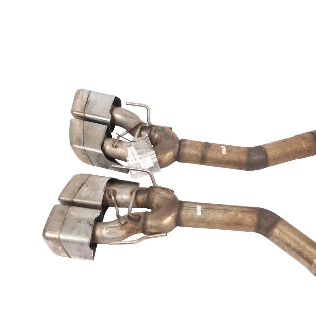 Exhaust Muffler Pipe Rear Left Right N/O/S AMG Exhaust Tips Set to Mercedes C216 with Part number A2164903421 Mercedes C216 Exhaust Muffler Pipe Rear Left Right N/O/S AMG Exhaust Tips Set - SKU A2164903421-1 - Part number A2164903421