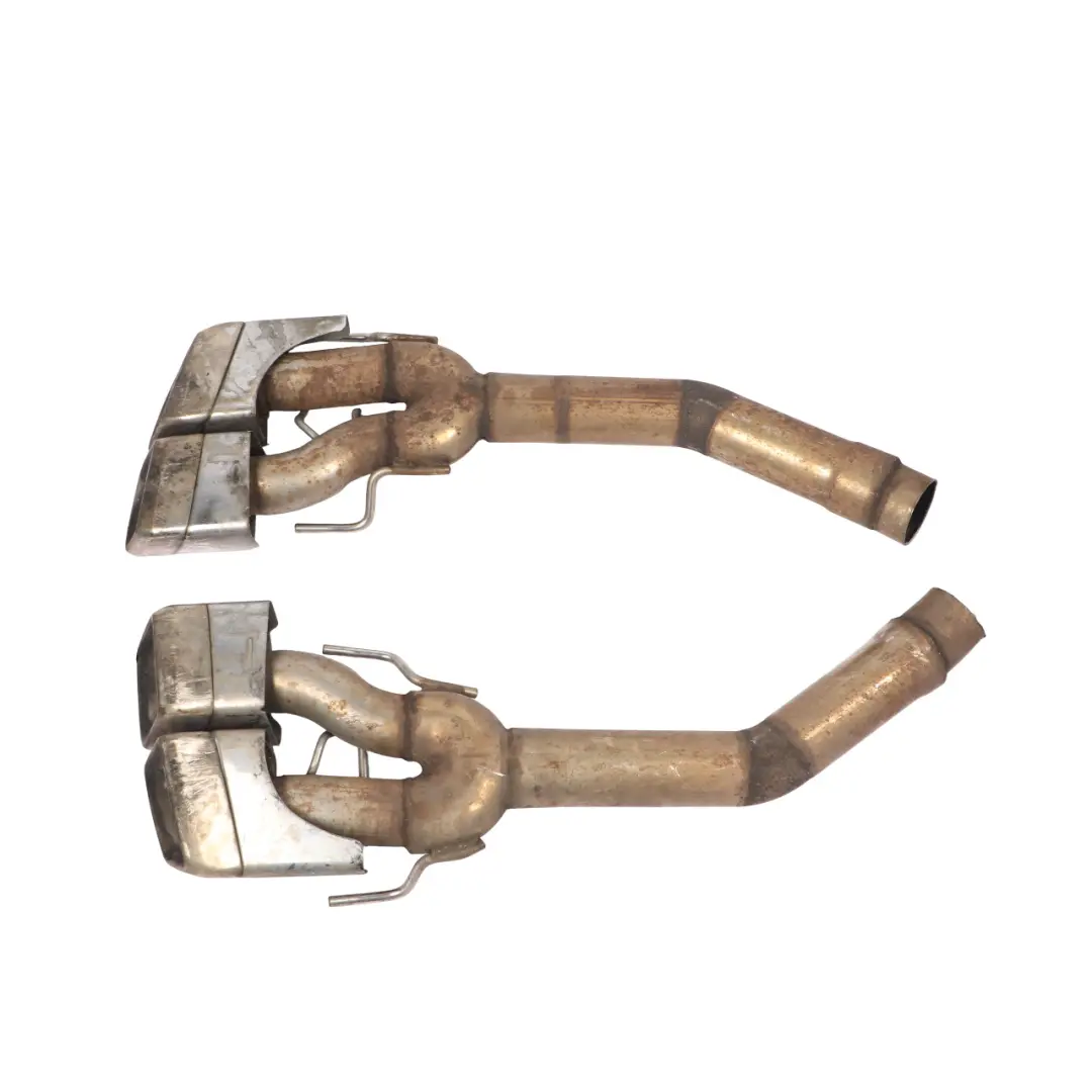 Exhaust Muffler Pipe Rear Left Right N/O/S AMG Exhaust Tips Set to Mercedes C216 with Part number A2164903421 Mercedes C216 Exhaust Muffler Pipe Rear Left Right N/O/S AMG Exhaust Tips Set - SKU A2164903421-1 - Part number A2164903421