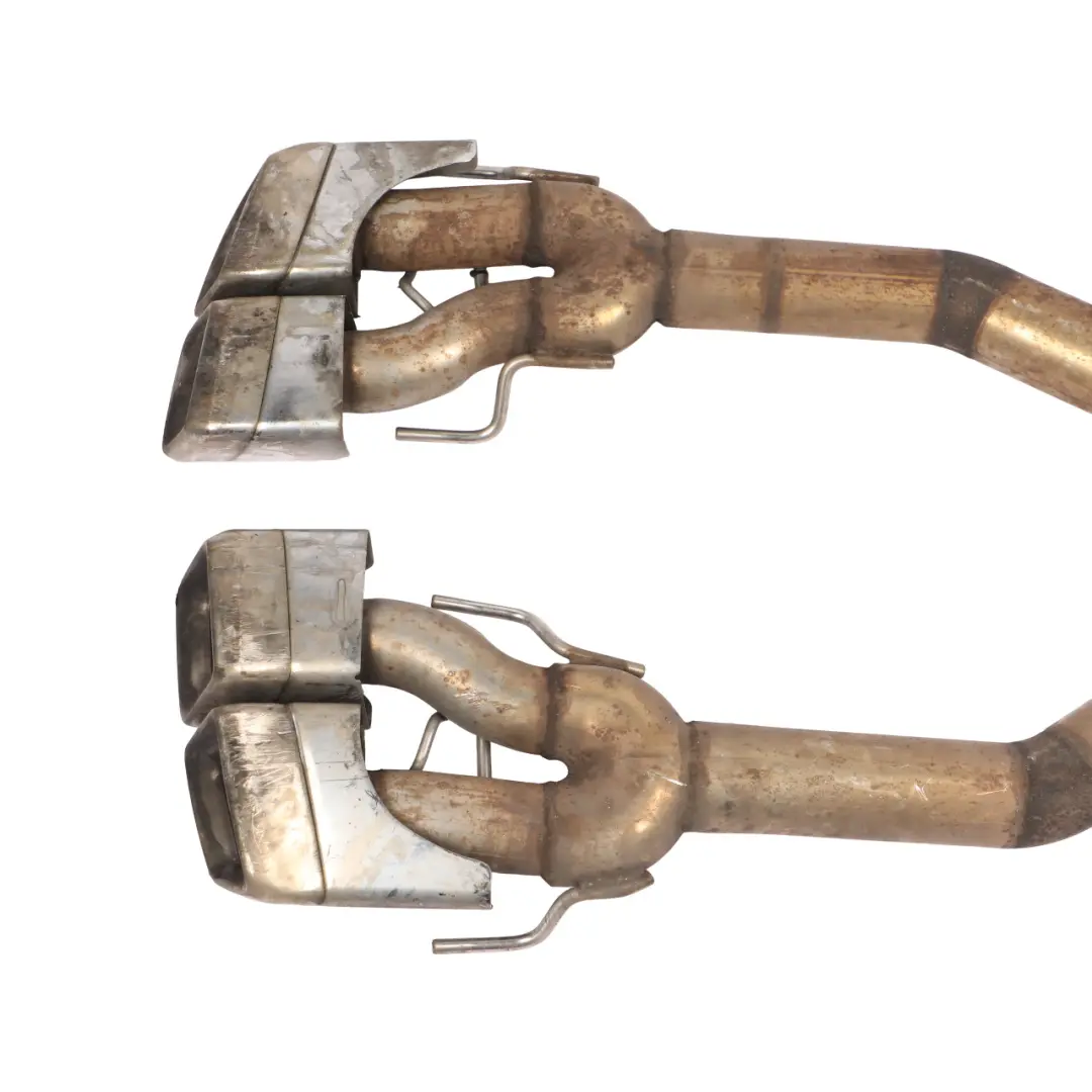 Exhaust Muffler Pipe Rear Left Right N/O/S AMG Exhaust Tips Set to Mercedes C216 with Part number A2164903421 Mercedes C216 Exhaust Muffler Pipe Rear Left Right N/O/S AMG Exhaust Tips Set - SKU A2164903421-1 - Part number A2164903421