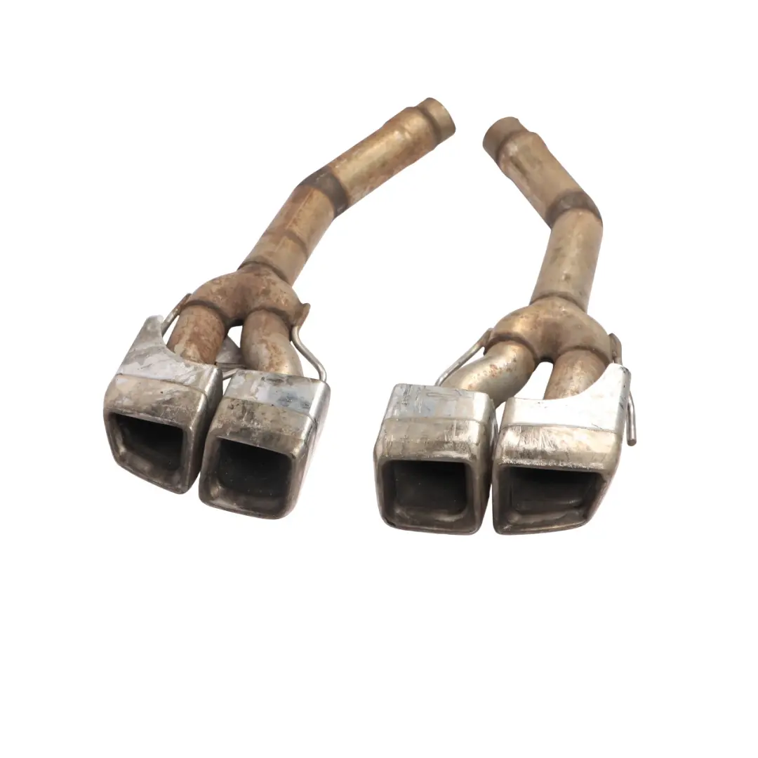 Exhaust Muffler Pipe Rear Left Right N/O/S AMG Exhaust Tips Set to Mercedes C216 with Part number A2164903421 Mercedes C216 Exhaust Muffler Pipe Rear Left Right N/O/S AMG Exhaust Tips Set - SKU A2164903421-1 - Part number A2164903421