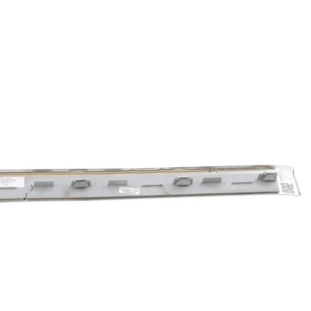 Door Sill Step Plate Entrance Cover Front Right O/S to Mercedes C216 with Part number A2166803135 Mercedes C216 Door Sill Step Plate Entrance Cover Front Right O/S - SKU A2166803135 - Part number A2166803135