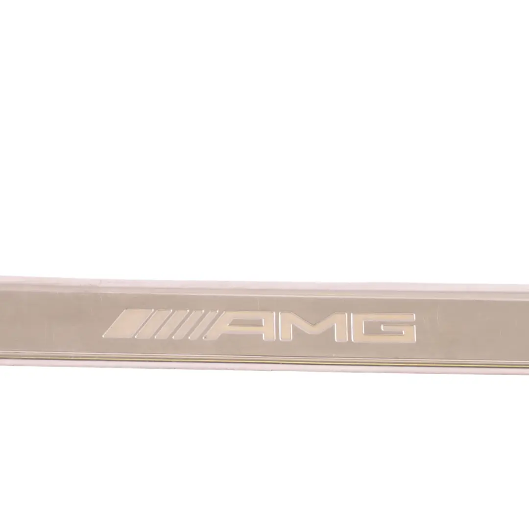 Front Left Door Sill Step Plate Entrance Cover Trim to Mercedes C216 with Part number A2166802435 Mercedes C216 Front Left Door Sill Step Plate Entrance Cover Trim - SKU A2166802435 - Part number A2166802435