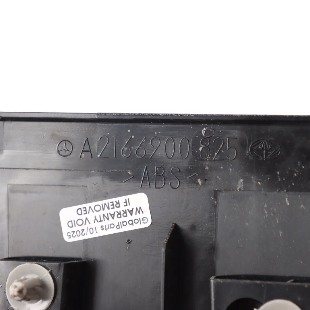 Loading Sill Cover Edge Trunk Floor Panel Trim to Mercedes C216 Rear with Part number A2166900825 Mercedes C216 Rear Loading Sill Cover Edge Trunk Floor Panel Trim - SKU A2166900825 - Part number A2166900825