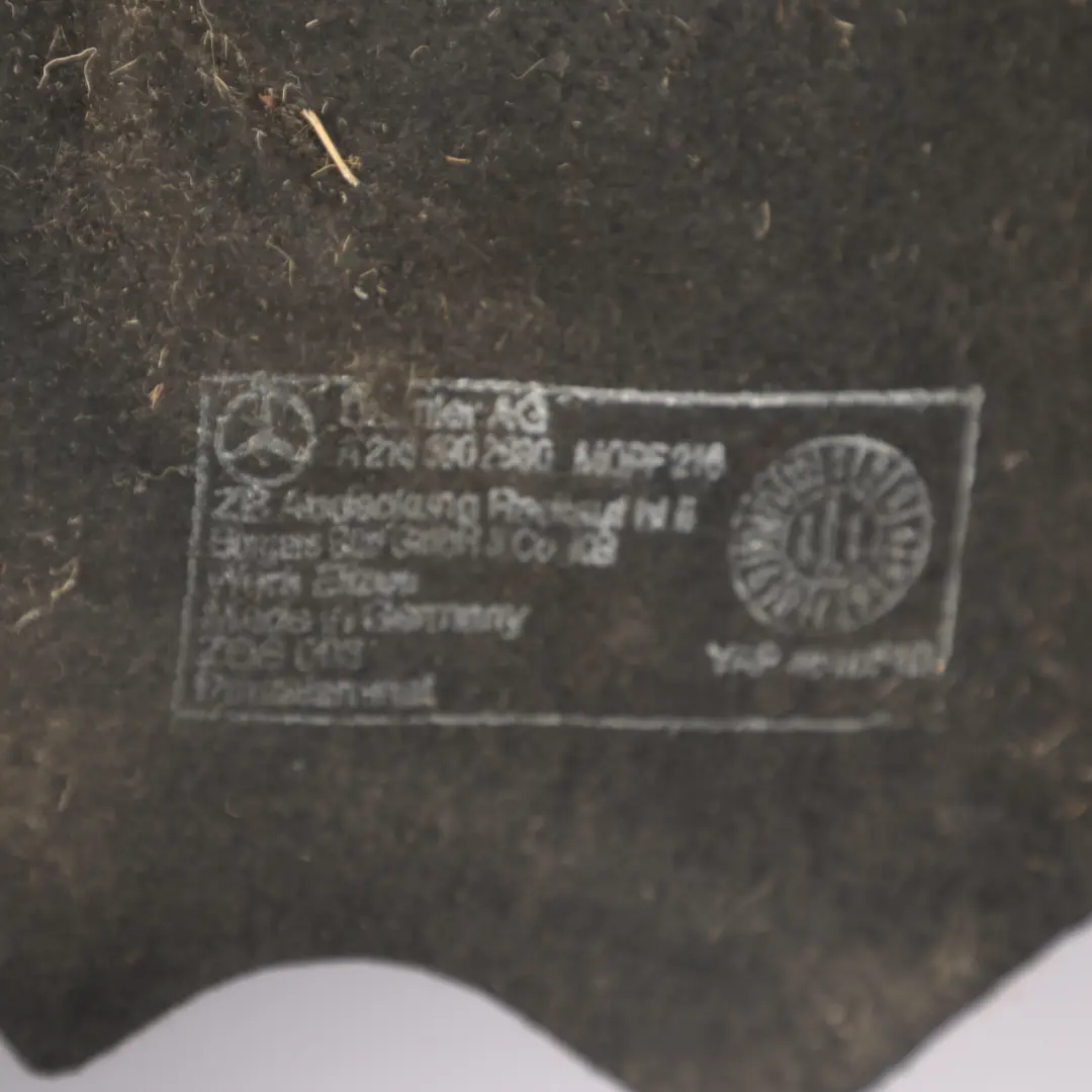 Arch Liner Splash Guard Left N/S to Mercedes C216 Rear Wheel with Part number A2166902830 Mercedes C216 Rear Wheel Arch Liner Splash Guard Left N/S - SKU A2166902830 - Part number A2166902830