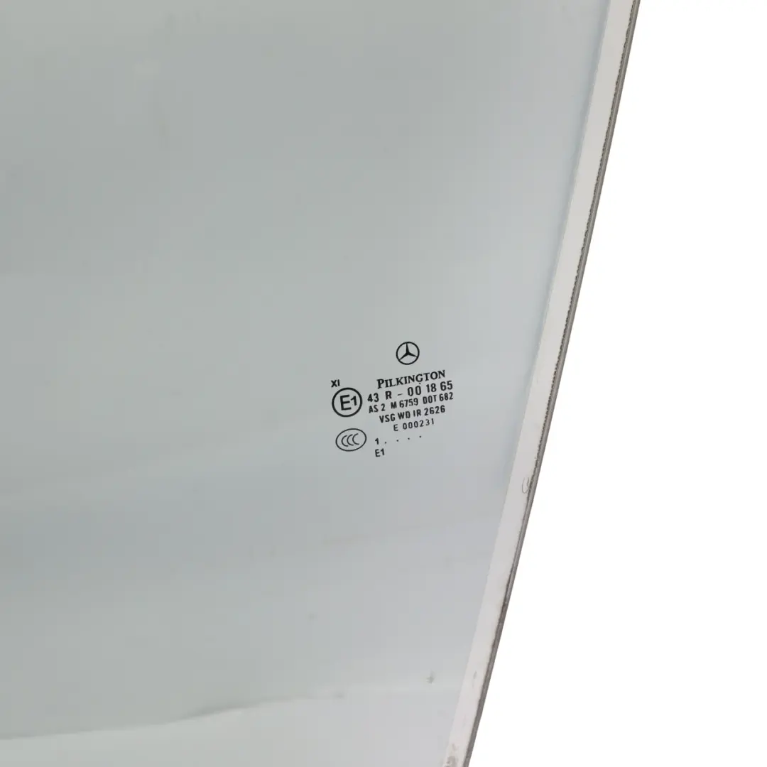 Front Door Window Glass AS2 Left N/S to Mercedes C216 with Part number A2167200118 Mercedes C216 Front Door Window Glass AS2 Left N/S - SKU A2167200118 - Part number A2167200118