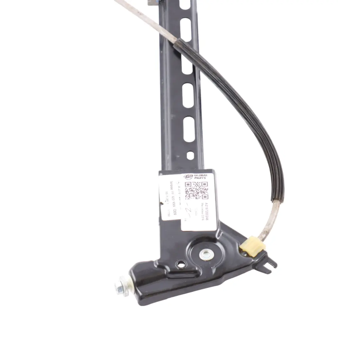 Window Lifter Regulator Front Left N/S to Mercedes C216 with Part number A2167200246 Mercedes C216 Window Lifter Regulator Front Left N/S - SKU A2167200446 - Part number A2167200246