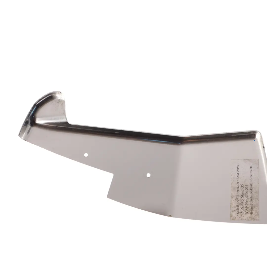 Mercedes CL C216 Door Side Chrome Trim Cover Panel Plate Right O/S - SKU A2167280221 - Part number A2167280221