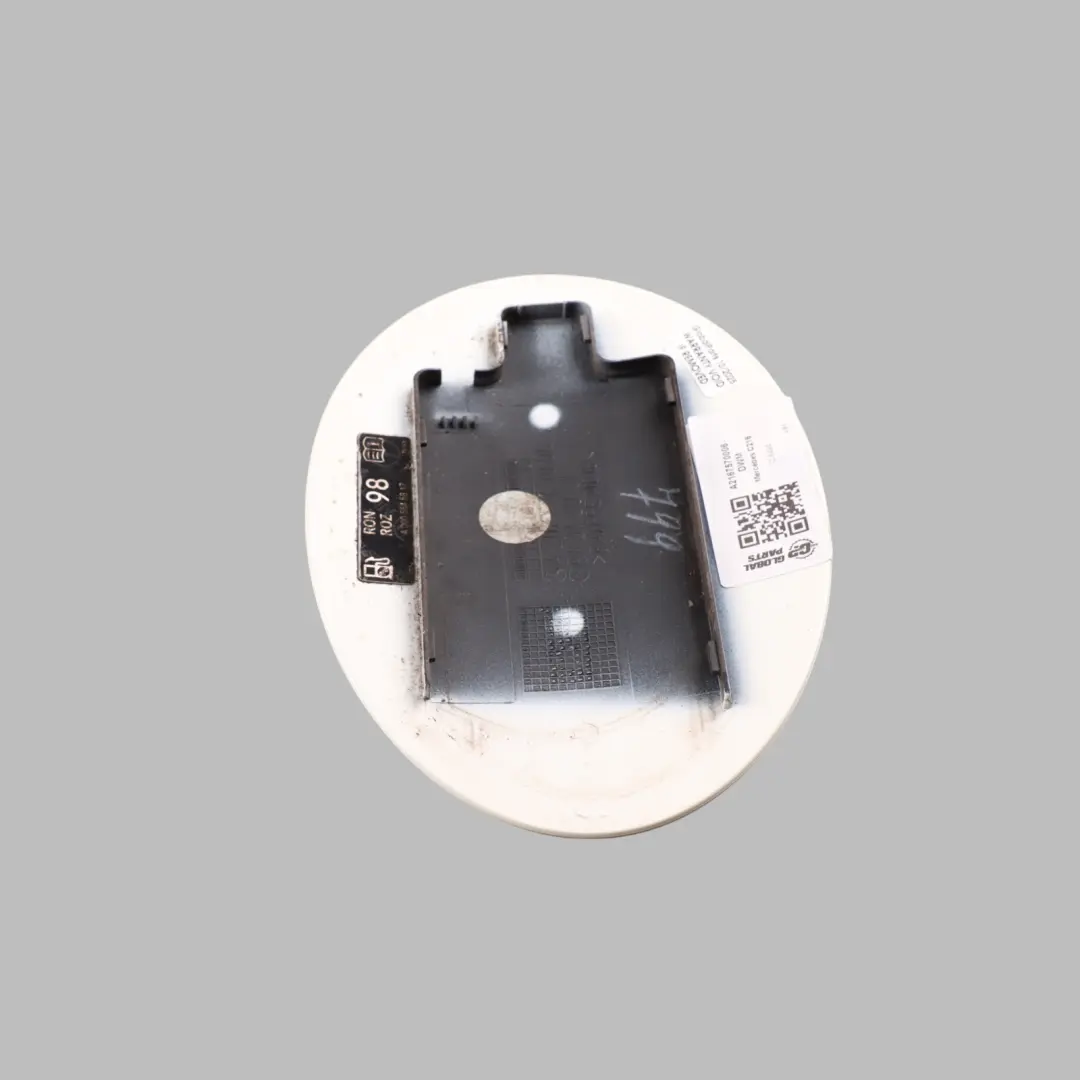 Mercedes C216 Fuel Flap Tank Cap Cover Trim A4477500000 Diamond White - 799 - SKU A2167570006-DWM - Part number A2167570006