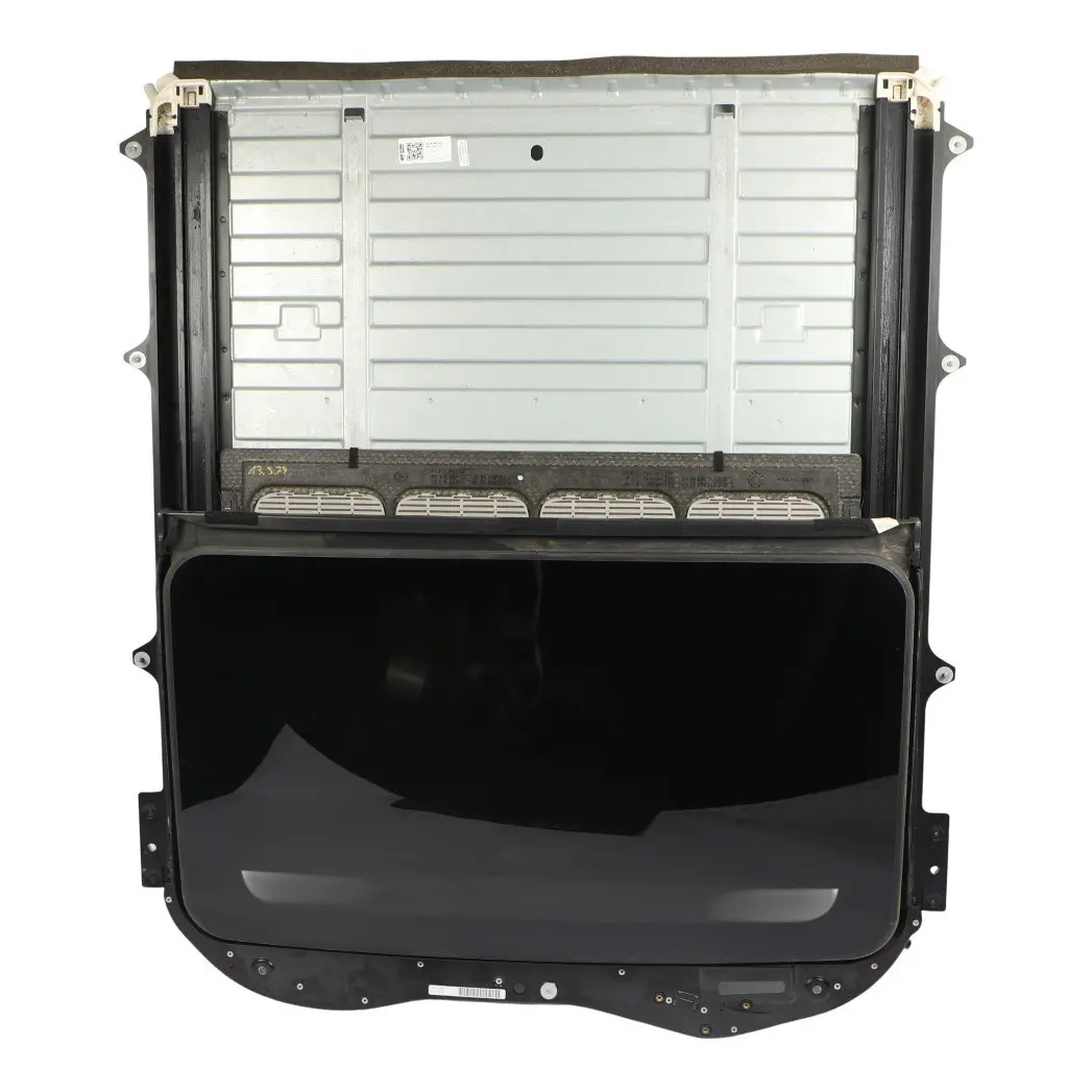 Sunroof Sliding Roof Mechanism Assembly Frame to Mercedes CL C216 with Part number A2167800229 Mercedes CL C216 Sunroof Sliding Roof Mechanism Assembly Frame - SKU A2167800229 - Part number A2167800229