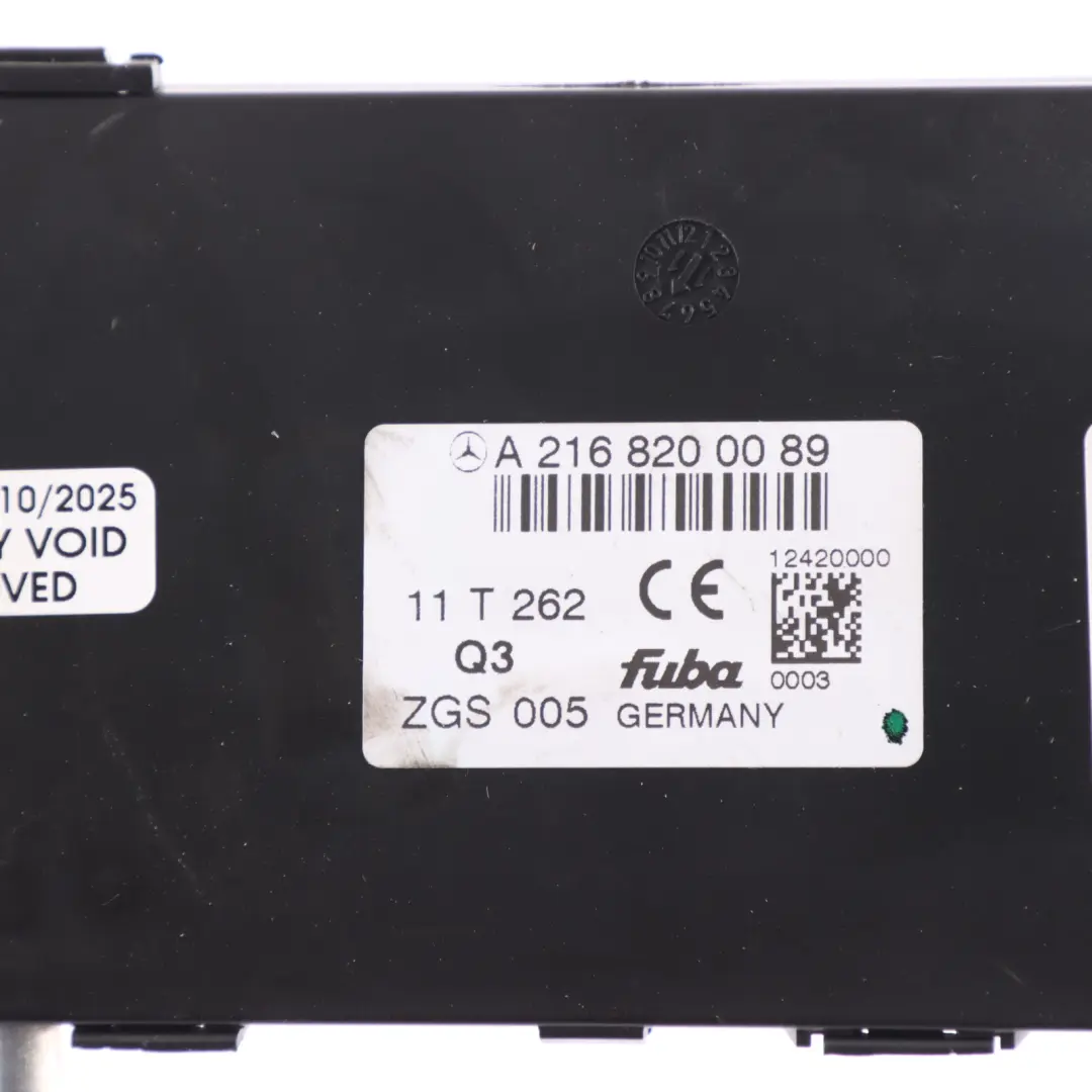 Antenna Amplifier Control Unit Module to Mercedes CL C216 with Part number A2168200089 Mercedes CL C216 Antenna Amplifier Control Unit Module - SKU A2168200089 - Part number A2168200089