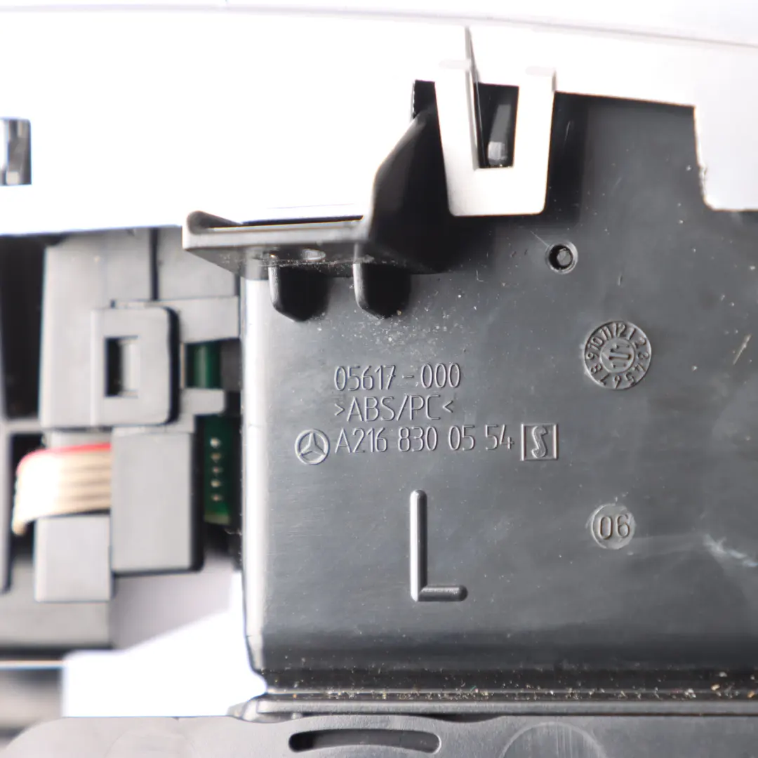 Centre Dashboard Air Vent Nozzle Panel Cover Trim to Mercedes CL C216 with Part number A2168300554 Mercedes CL C216 Centre Dashboard Air Vent Nozzle Panel Cover Trim - SKU A2168300554 - Part number A2168300554