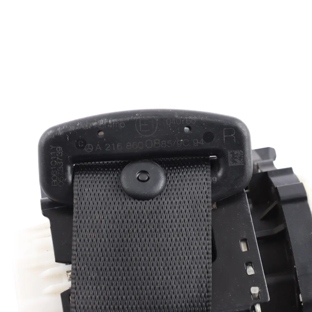 Mercedes CL C216 Seat Belt Seatbelt Rear Right O/S - SKU A2168600885 - Part number A2168600885