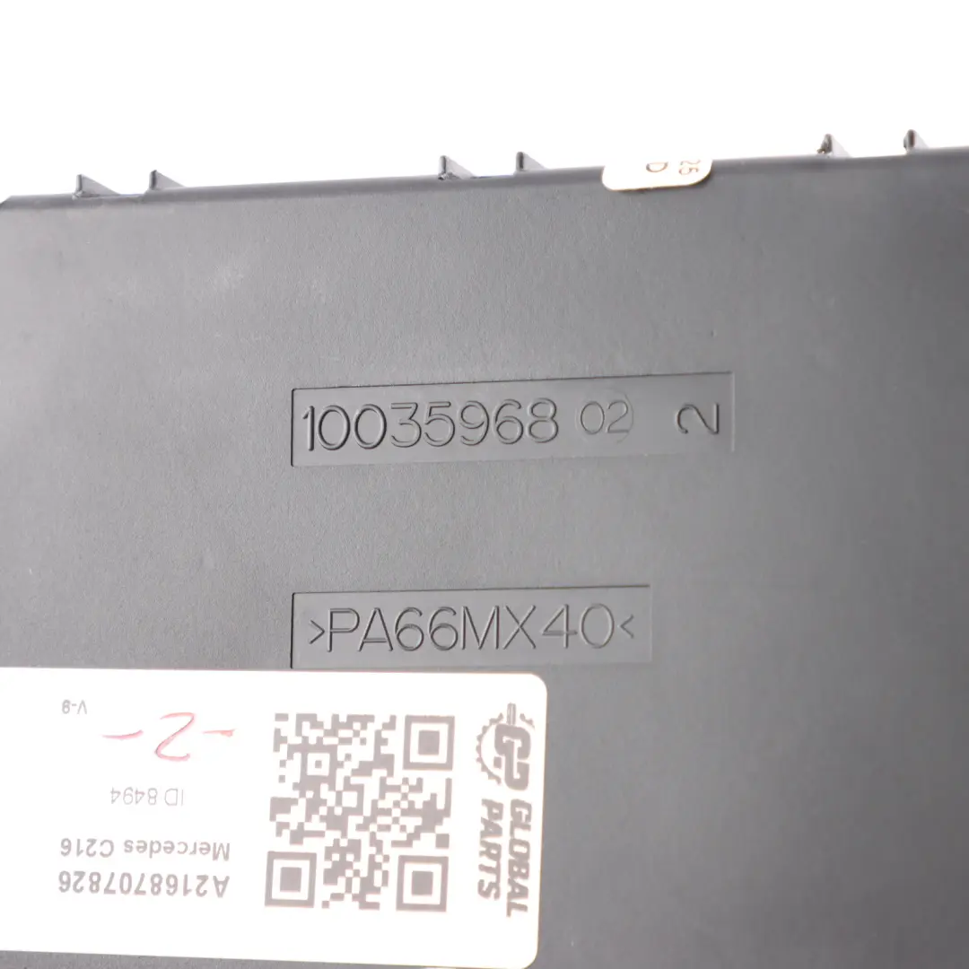 Side Window Regulator Module Control Unit to Mercedes CL C216 Rear with Part number A2168707826 Mercedes CL C216 Rear Side Window Regulator Module Control Unit - SKU A2168707826 - Part number A2168707826