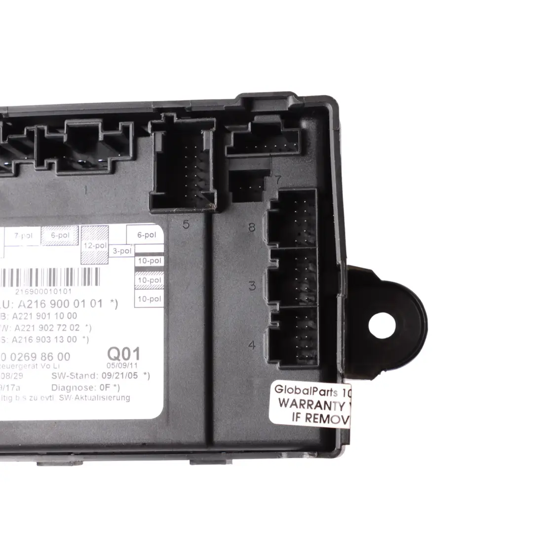 Door Control Unit Module ECU Front Left N/S to Mercedes CL C216 with Part number A2169000101 Mercedes CL C216 Door Control Unit Module ECU Front Left N/S - SKU A2169000101 - Part number A2169000101