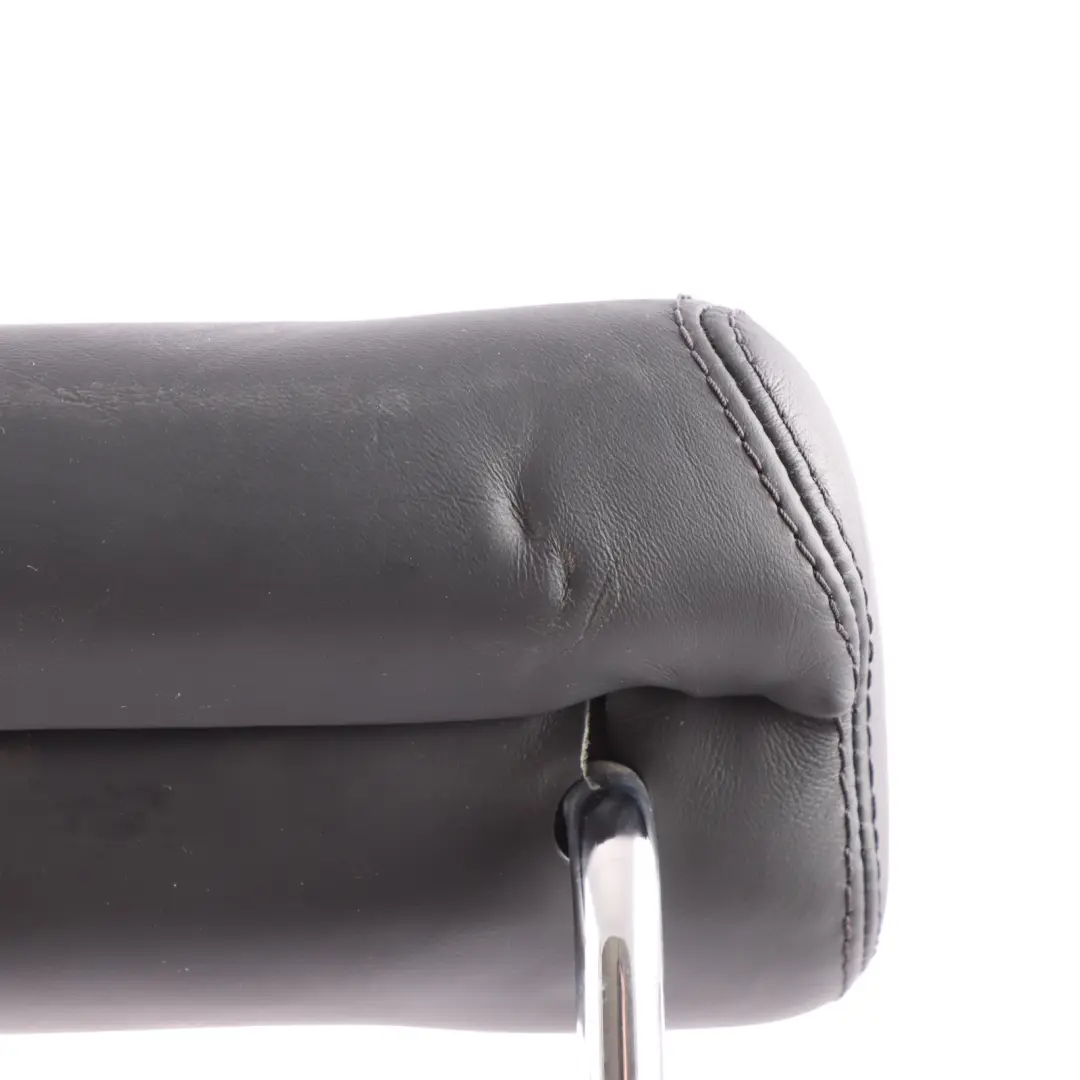 Mercedes C216 Rear Seat Bench Headrest Left Right N/O/S Head Rest Black Leather - SKU A2169700550 - Part number A2169700550