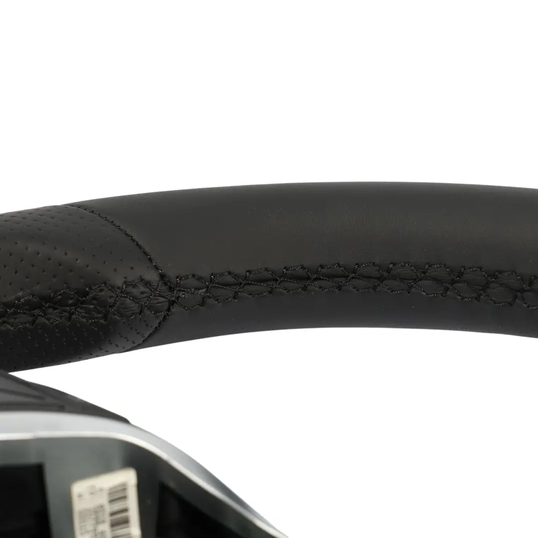 Mercedes W212 Volante NUOVO in Pelle Nera con Fili Nera Comandi a Paddle - SKU A2184600118-1 - Numero di parte A2184600118