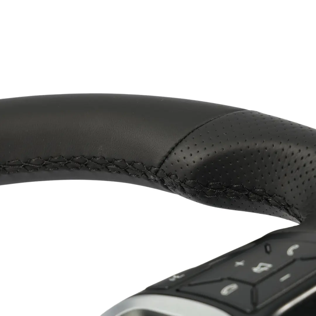 Mercedes W212 NOUVEAU Cuir Noir Sport Volant Palettes de Vitesses Noir Fils - SKU A2184600118-1 - Numéro de pièce A2184600118