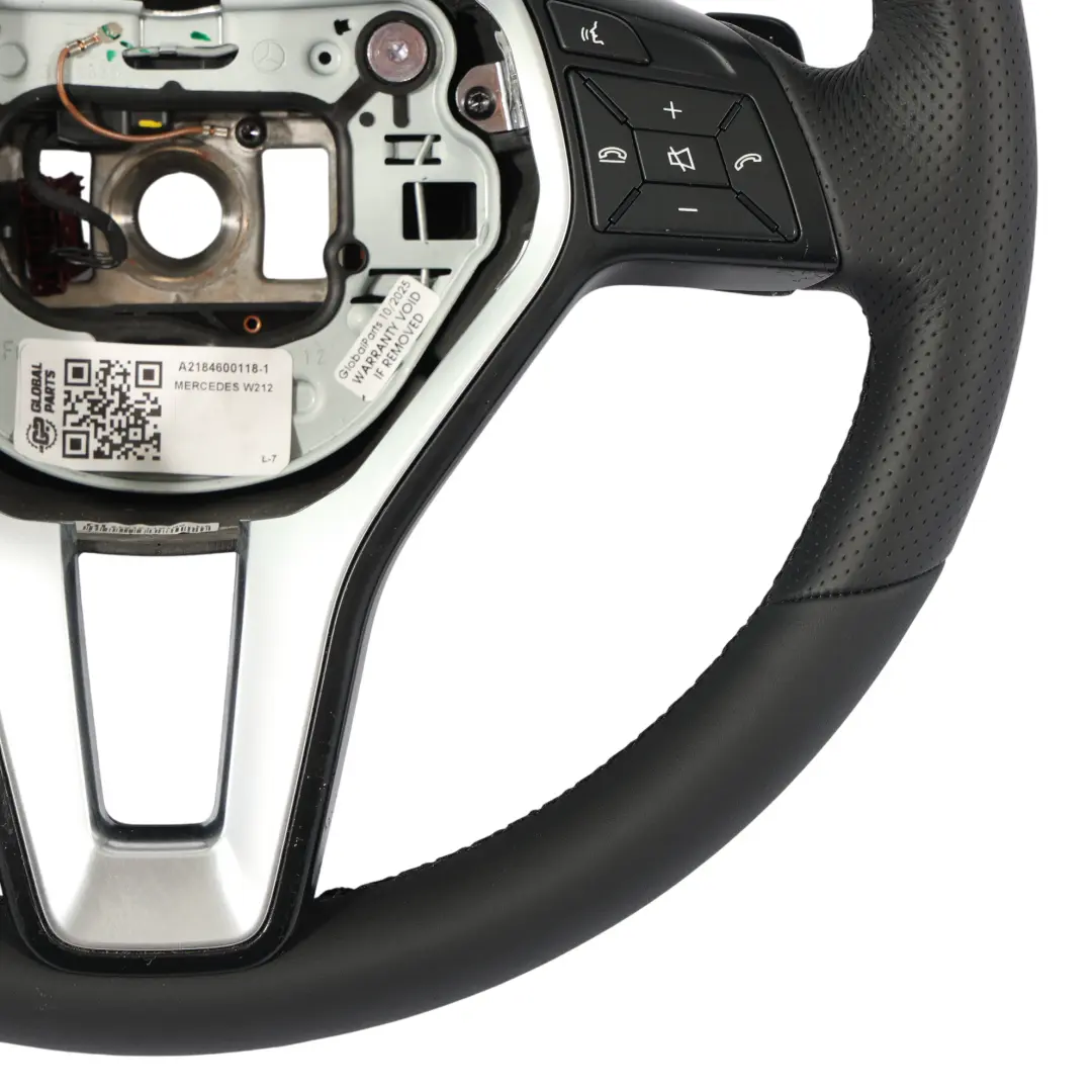 Mercedes W212 Kierownica Nowa Czarna Skóra Łopatki - SKU A2184600118-1 - Numer Części A2184600118