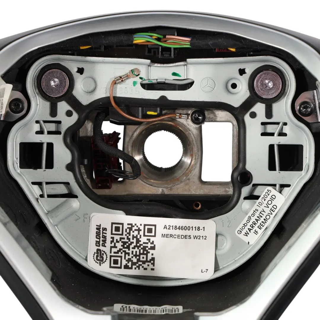  Steering Wheel Mercedes W212 NEW Black Leather with Black Threads Paddle Shift - SKU A2184600118-1 - Part number A2184600118