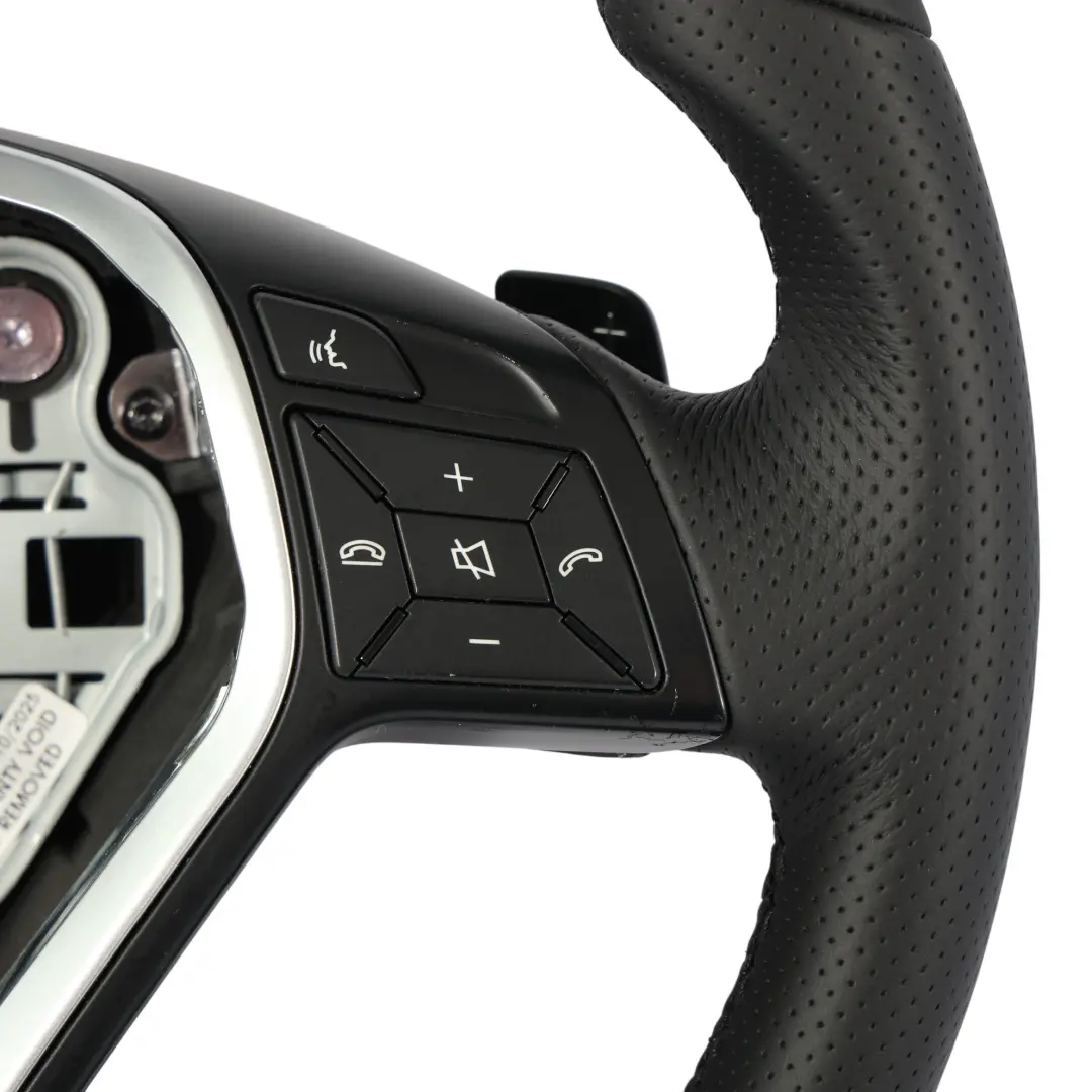  Steering Wheel Mercedes W212 NEW Black Leather with Black Threads Paddle Shift - SKU A2184600118-1 - Part number A2184600118