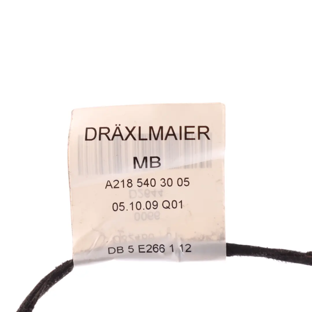 Cableado Arnés Puerta Delantera Lado Pasajero para Mercedes CLS C218 con número de pieza A2185403005 Mercedes CLS C218 Cableado Arnés Puerta Delantera Lado Pasajero - SKU A2185403005 - Número de pieza A2185403005