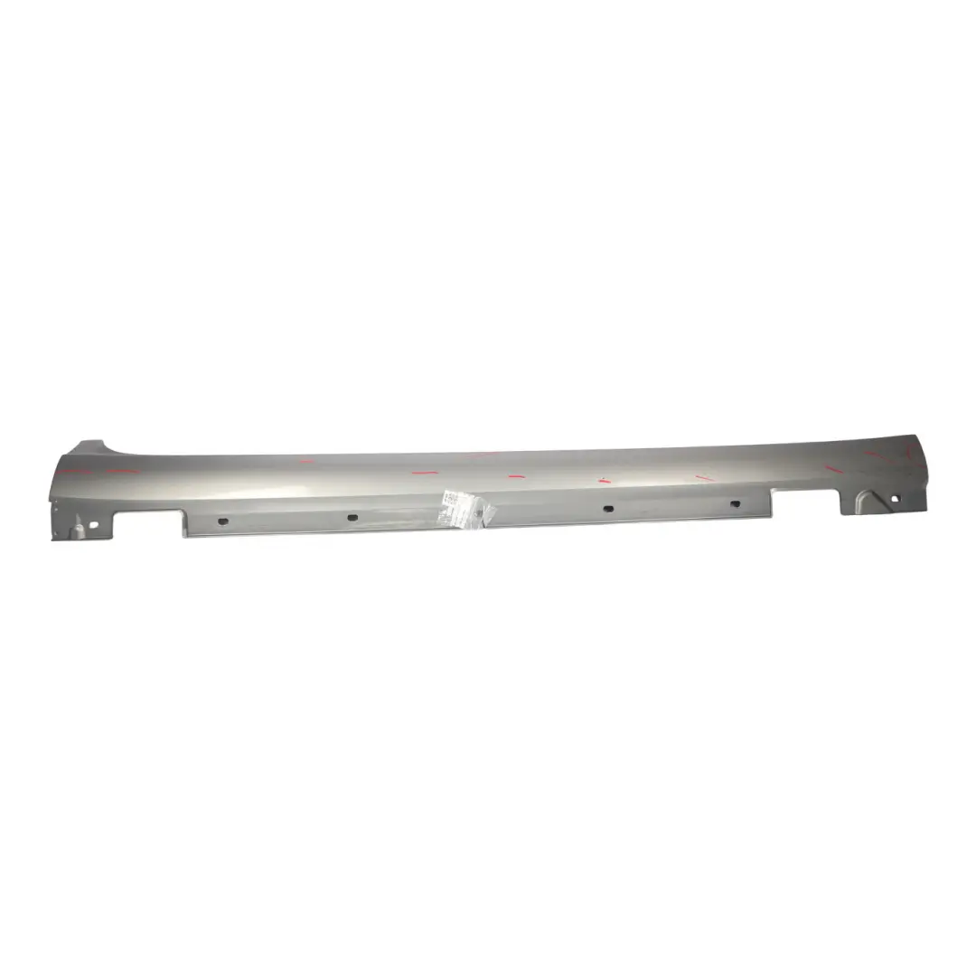 Side Skirt Right O/S Door Sill Cover Palladium Silver Metallic 792 to Mercedes C218 with Part number A2186980354 Mercedes C218 Side Skirt Right O/S Door Sill Cover Palladium Silver Metallic 792 - SKU A2186980354-PAL - Part number A2186980354