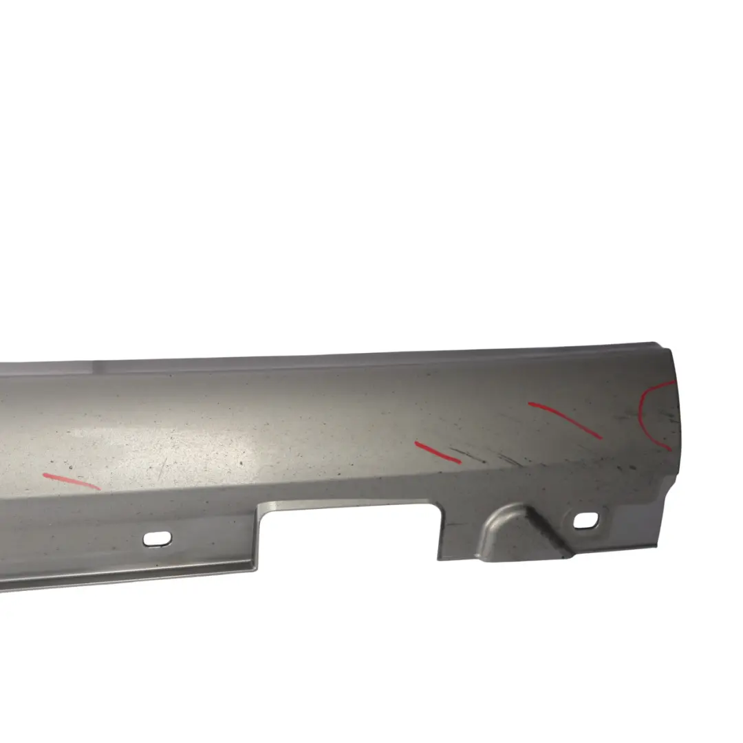 Side Skirt Right O/S Door Sill Cover Palladium Silver Metallic 792 to Mercedes C218 with Part number A2186980354 Mercedes C218 Side Skirt Right O/S Door Sill Cover Palladium Silver Metallic 792 - SKU A2186980354-PAL - Part number A2186980354