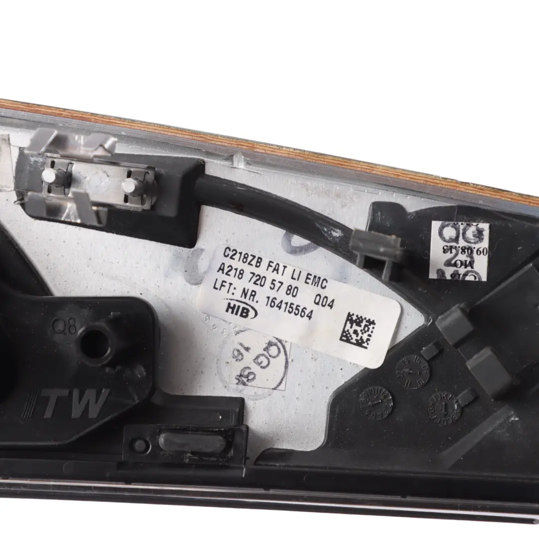 Mercedes X218 Door Handle Interior Front Left N/S Grab Pull Black Ash Wood - SKU A2187205780-1 - Part number A2187205780