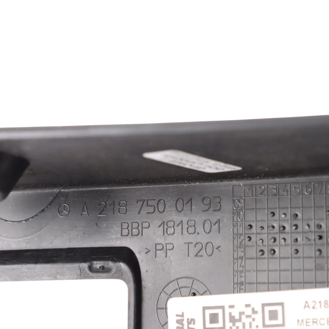 Boot Lid Trim Panel Cover to Mercedes CLS C218 Rear Tailgate with Part number A2187500193 Mercedes CLS C218 Rear Tailgate Boot Lid Trim Panel Cover - SKU A2187500193 - Part number A2187500193