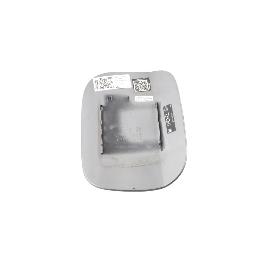 W218 Fuel Flap Tank Cap Cover Palladium Silver - 792 to Mercedes CLS with Part number A2187570006 Mercedes CLS W218 Fuel Flap Tank Cap Cover Palladium Silver - 792 - SKU A2187570006-PAL - Part number A2187570006
