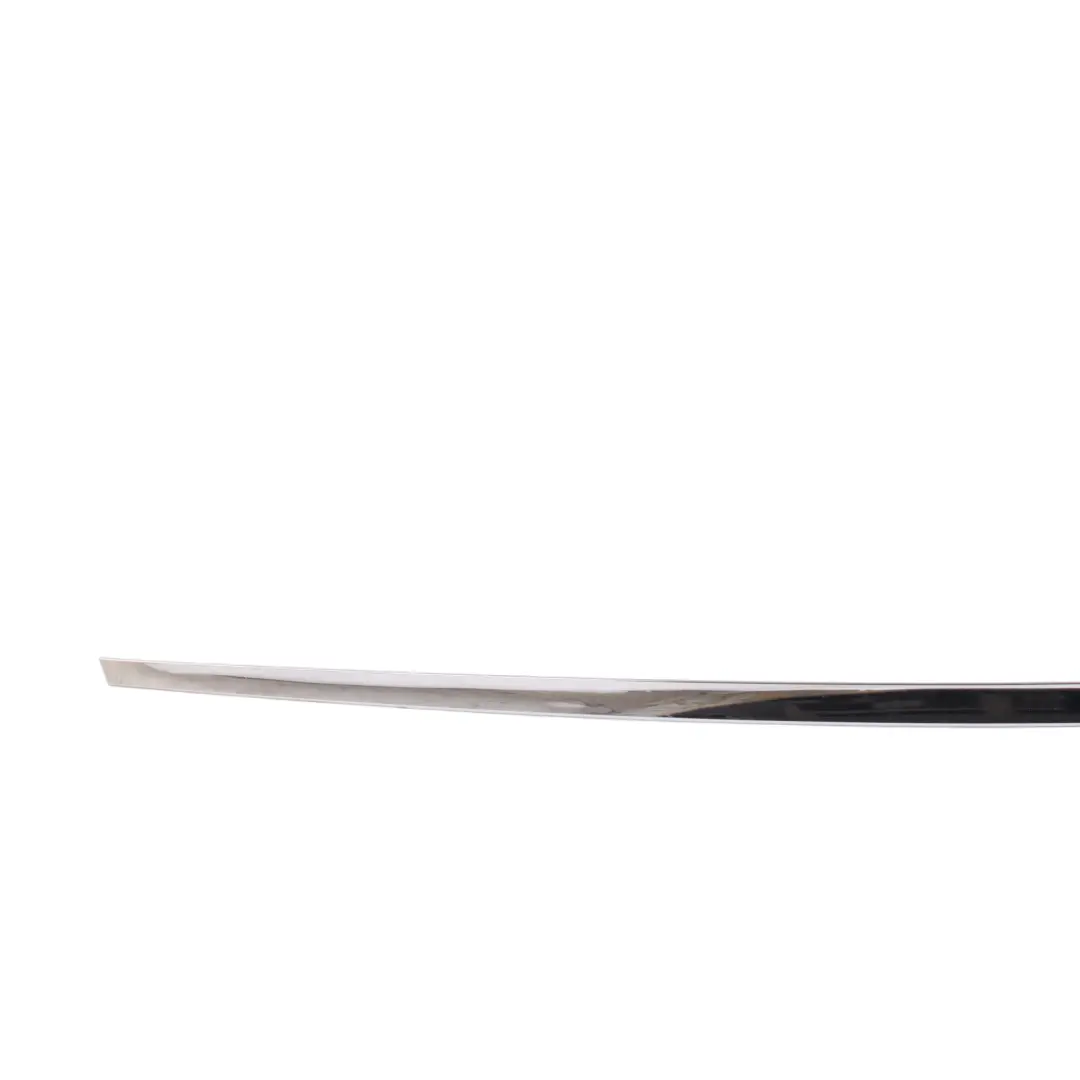 Bootlid Strip Panel Trim Chrome to Mercedes CLS C218 Rear Tailgate with Part number A2187570089 Mercedes CLS C218 Rear Tailgate Bootlid Strip Panel Trim Chrome - SKU A2187570089 - Part number A2187570089