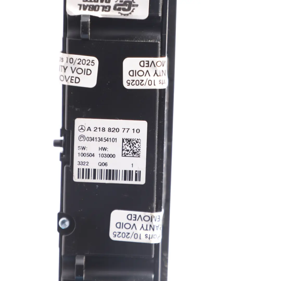 Mercedes C218 X218 Centre Console Hazard Heated Seats Switch Panel - SKU A2188207710 - Part number A2188207710
